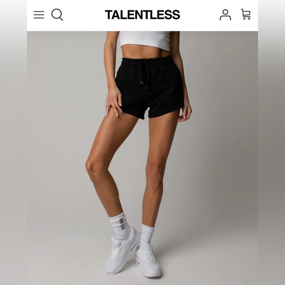 Talentless Heavyweight Black Shorts